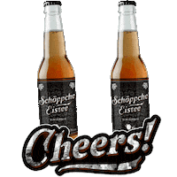 schoeppcheeistee cheers bottle frankfurt prost Sticker