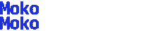 StudioMokoMoko mokomoko mokomokoblauw mokomokologo mokomokostreep Sticker