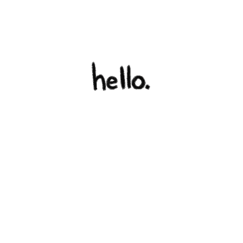Black Cat Hello Sticker by VeeFriends