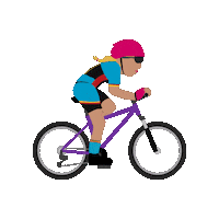 movimento-pedal movimento pedal ciclista movimento pedal ciclista mulher Sticker
