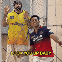 Lock You Up Virat Kohli GIF