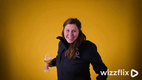 Wizzflix_ giphyupload beer yellow spin GIF