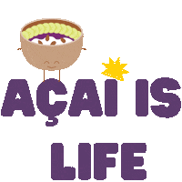 Shine Bright Acai Berry Sticker by Amazonia Company
