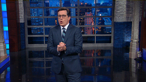 Tired Stephen Colbert GIF by The Late Show With Stephen Colbert
