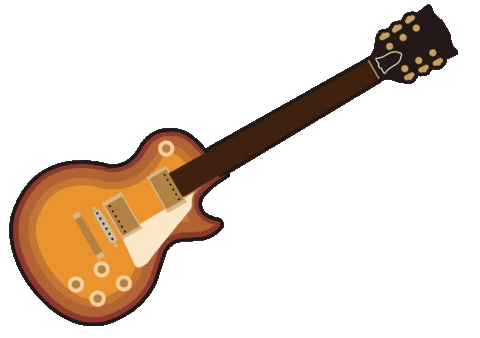 showshowmomAG giphyupload guitar airguitar エアギタ Sticker