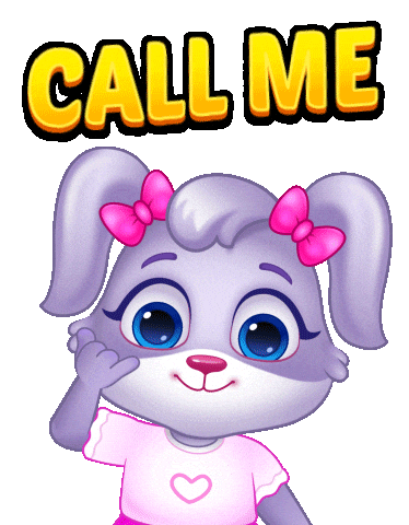 Calling Call Me Sticker by Lucas and Friends by RV AppStudios