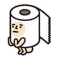 Trashman0810 shit trash toilet garbage Sticker
