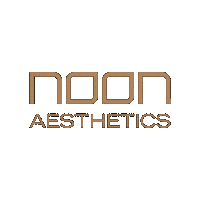 NOONBAesthetics noon noon aesthetics noon skincare noon logo Sticker