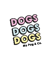 Dogs Pet Sticker by mypugandco