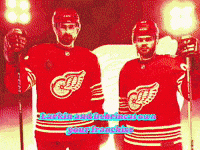 Shark6 red wings alex debrincat dylan larkin larkin and debrincat own your franchise GIF