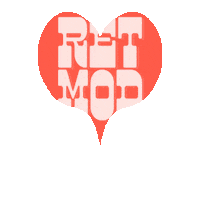 Heart Love Sticker by RetMod