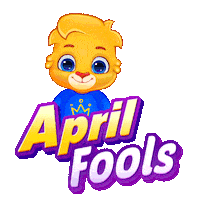 April Fools Lol Sticker by Lucas and Friends by RV AppStudios