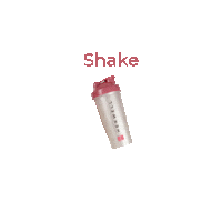 Herwell pink shake shaker herwell Sticker