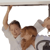 Driving Anna Faris Sticker by Black Bear Pics