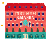 London Christmas Sticker by Fortnum & Mason