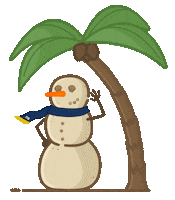 Palm Tree Hello Sticker by FIU