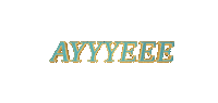 Aye Aye Yes Sticker by P O O R M A R T Y