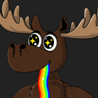 DoYouMoose rainbow web3 moose doyoumoose GIF