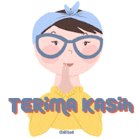 indonesia thank you Sticker by ditut