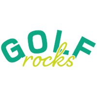 golfassec rock golf golfer golfball Sticker