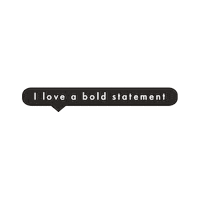 designedbymaryann design black and white talking bold Sticker
