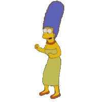 The Simpsons Dancing Sticker