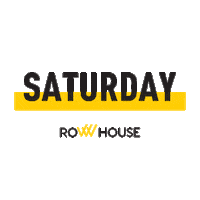Saturday Rowing Sticker by Row House