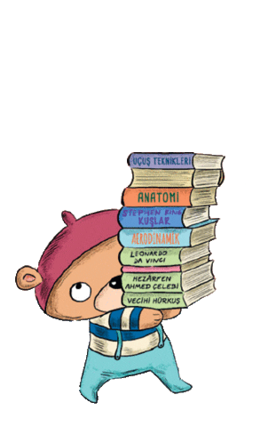 Leylek giphyupload book books teddy Sticker