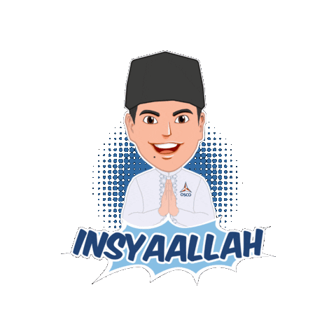 Insyallah Sticker by Osco Olfriady Letunggamu