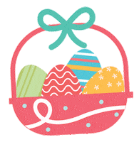Easter Eggs Sticker by Lalinda Feste