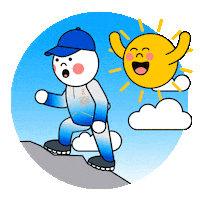 Summer Sun Sticker by On