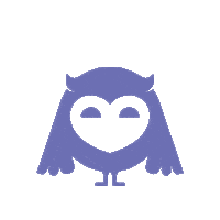 Happy Morning Sticker by Sleepy Owl Coffee