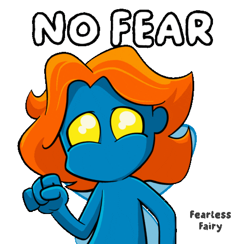 Fear No Sticker by VeeFriends