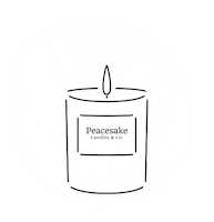 peacesake sustainable recycle soy candle peacesake Sticker