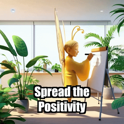 Mindfulness Positive Vibes GIF by BuddhaFlyJourney