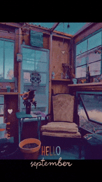 September Hello GIF