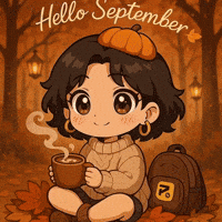 Happy Falling Leaves GIF by Persona