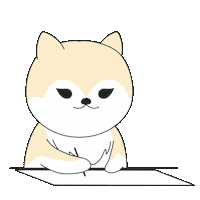 Writing 勉強 Sticker