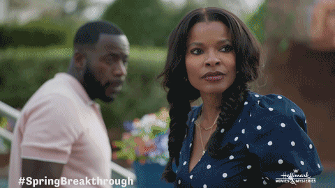 Hallmark Channel Disapproval GIF by Hallmark Mystery