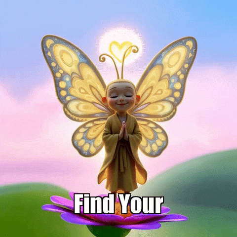 Inner Peace Heart GIF by BuddhaFlyJourney