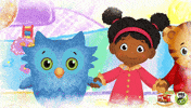 pbskids dancing friends tiger best friends GIF