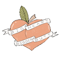 Babe Peach Sticker by The Girl Gang Canada
