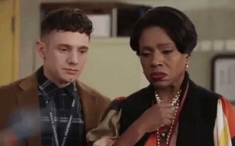 raphaelkeney no smh abbott elementary abbott GIF