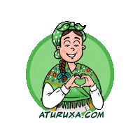Corazon Gracias Sticker by aturuxa