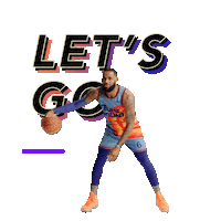 Lets Go Sport Sticker by Space Jam