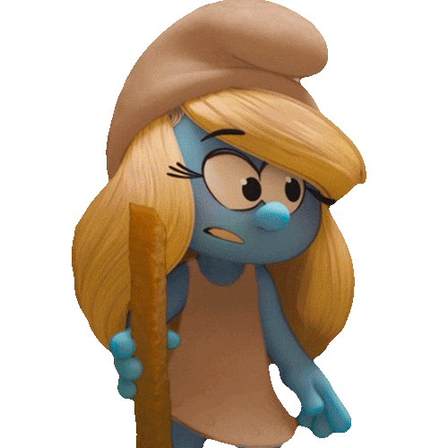 Hungry Rihanna Sticker by Smurfs Movie