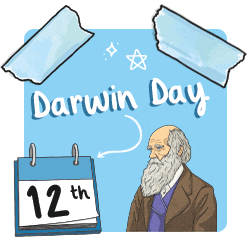 Darwin Day Love Sticker by Twinkl Parents