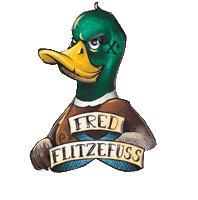 fredxflitzefuss fred ffff ente kickit Sticker