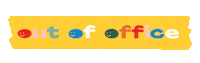 Out Of Office Summer Sticker