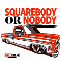 c10crew c10 squarebody c10club c10crew Sticker